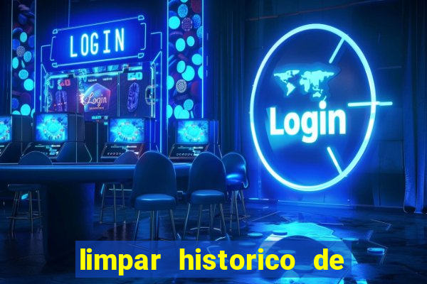 limpar historico de apostas bet365